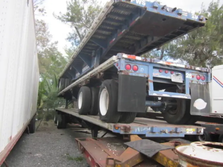 Used UTILITY 45′ COMBO FLATBED TRAILER SPREAD AXLE Flatbed Trailers Florida US | USA Transequipment #1542583
