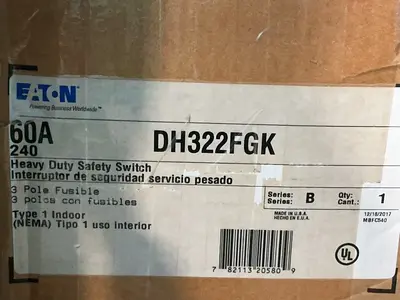 Used 2017 EATON DH322FGK Switchgears Ohio US | HGR 24 #1561784