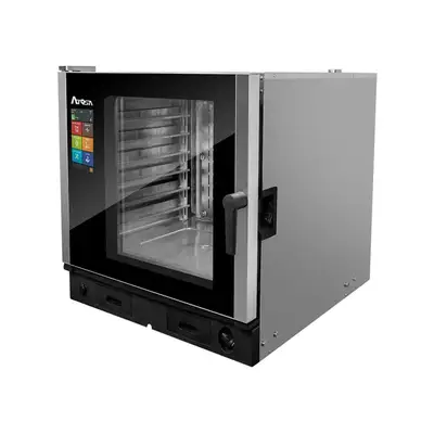New | in-Stock Atosa New Atosa AEC-0621E Smart Touch Electric Combi Oven, Fits 6 Full-Size Pans Electric Ovens Illinois US | Falcon Restaurant Supply #1375318