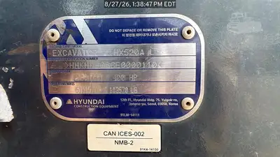 Used 2022 HYUNDAI HX520AL Crawler Excavators North Carolina US | National Equipment Dealers #1422255