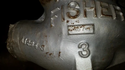 Fisher 3" SCH 40 Socket Weld Control Valve