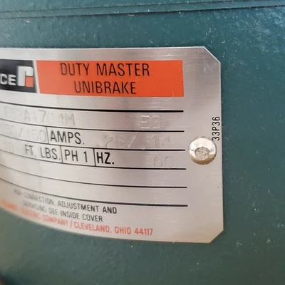 NEW RELIANCE ELECTRIC F52A1704M