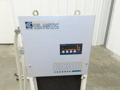Kanto Seiki CL300A Oilmatic Hydraulic Oil Chiller Temp Regulator 220V 3Ph