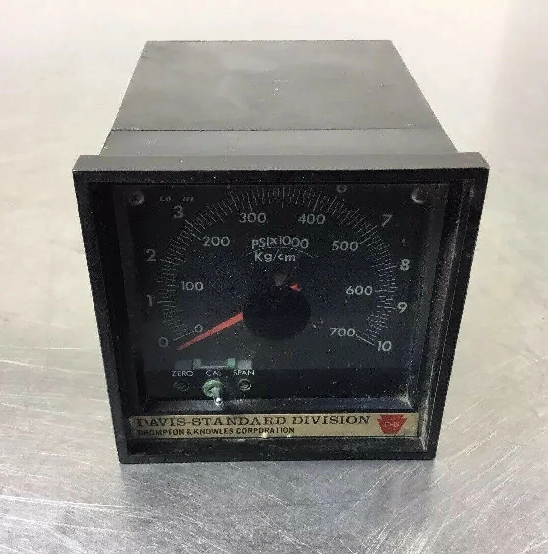 GENTRAN GT-408-10M Pressure Indicator 0-10,000 PSI. 5E