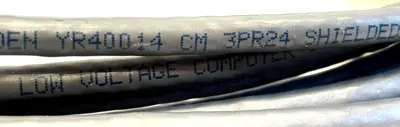 NEW BELDEN YR40014 CM 3PR24 CABLE