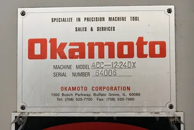 OKAMOTO ACC-12-24DX Reciprocating Surface Grinders | Westbrook Asset Management (7)