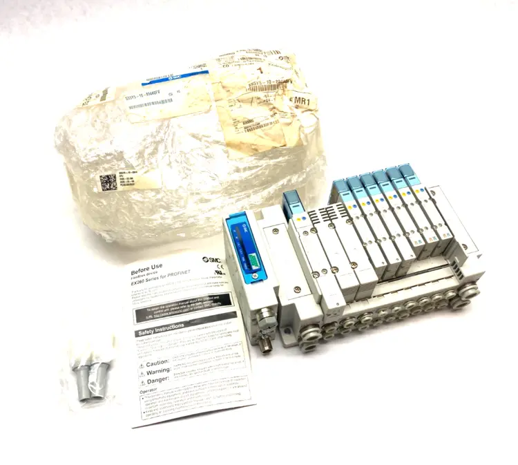 Used SMC PNEUMATIC MANIFOLD TERMINAL ASSEMBLY Parts (Hydraulics and Pneumatics) | Maverick Industrial Sales #1110184