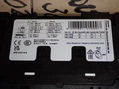 NEW SIEMENS 3RT20361KB443MA0