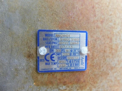 Used Apollo 88A24H24 Valves/Fittings Ohio US | Equipment Recovery Corp. #1331004