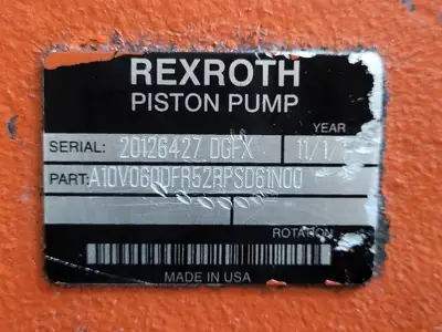 Used REXROTH A10V060DFR52RPSD61N00 Parts (Hydraulics and Pneumatics) British Columbia CA | Lenmark #264522