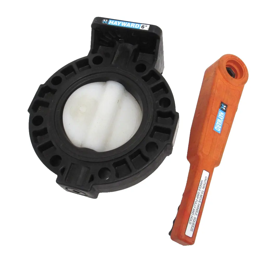 NEW HAYWARD 450600VL BUTTERFLY VALVE PPL 6"