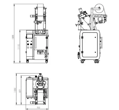 New | in-Stock 2026 HONGDA LC-200B-FM Vertical Form Fill Sealing Machines (VFFS) | Hongda America Corp #1207330