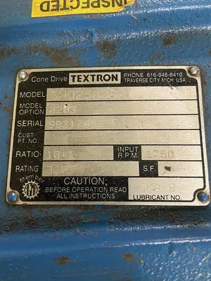 USED TEXTRON SHO25A06-5