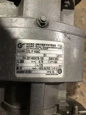Nord SK 172.1F N56C Inline Speed Reducer 179RPM 9.79:1