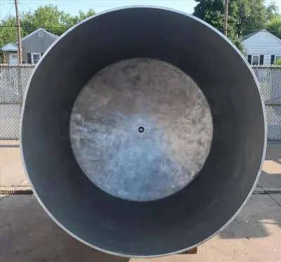 SPC8793  Tank 1350 gallon vertical tank, Stainless Steel, dish