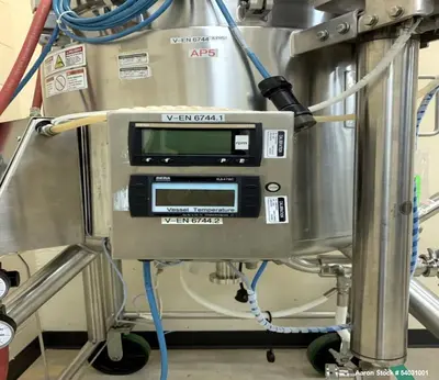 Buy Used Apache Stainless Agitated Reactor – 200 Liter, 316/304 SS, Vertical