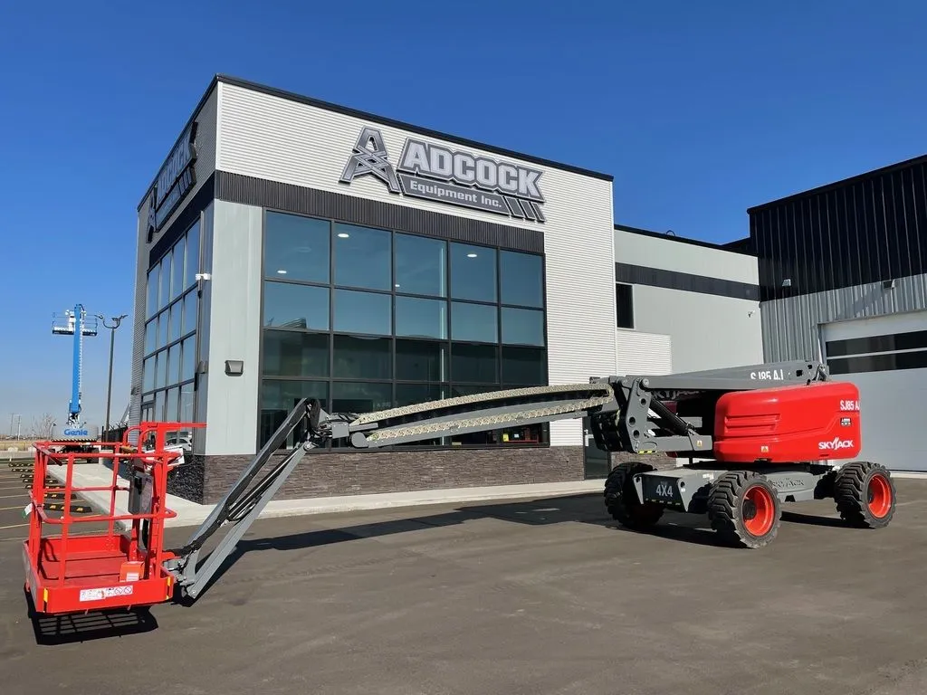 New | in-Stock 2026 SKYJACK SJ85 AJ ARTICULATING BOOM LIFT Articulating Boom Lifts Alberta CA | Adcock Equipment #1418157