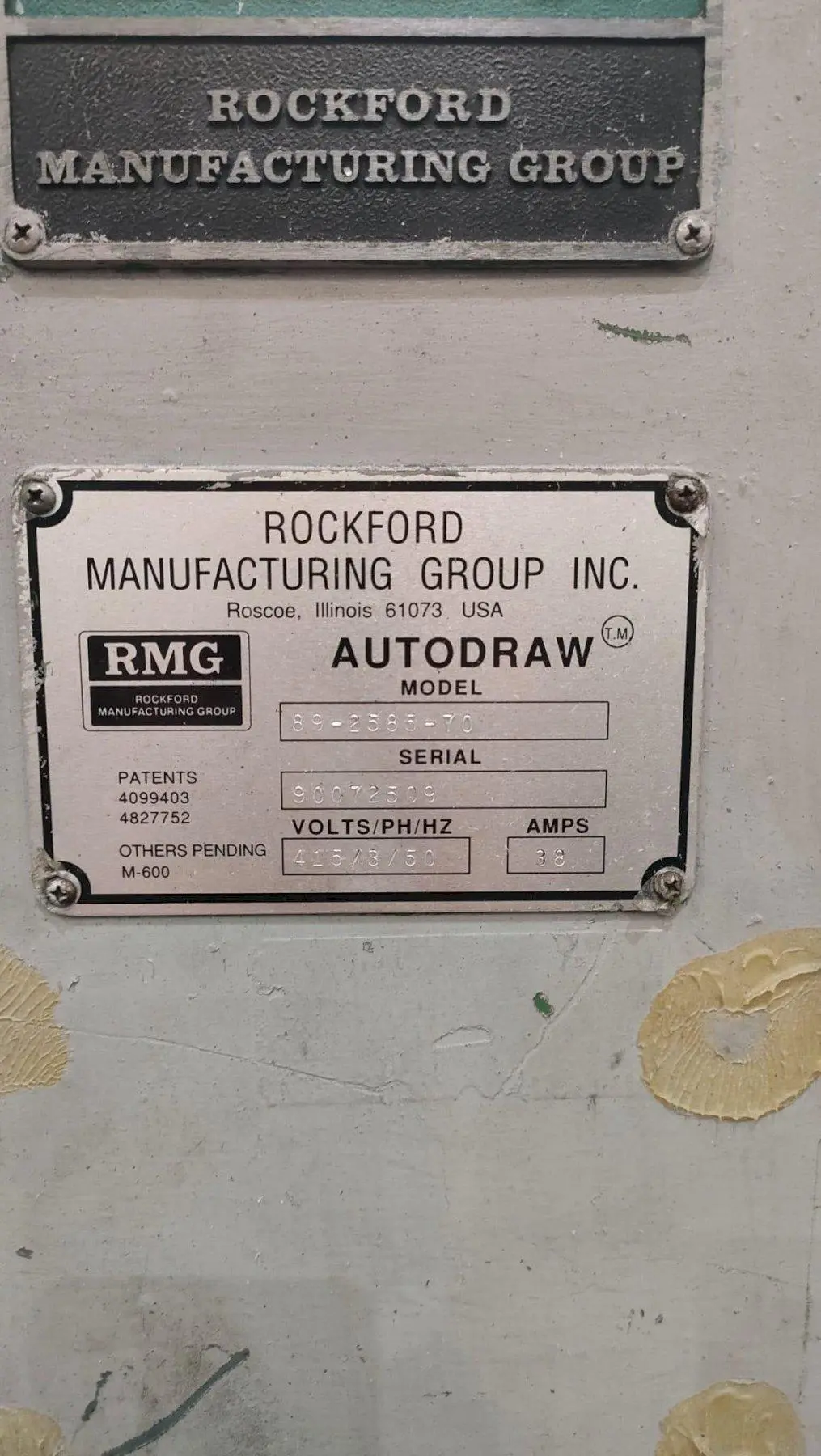 USED RMG 89-2585-70