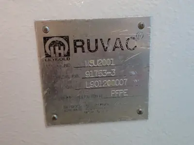 Used RUVAC WSU2001 Pumps Ohio US | HGR 24 #938058