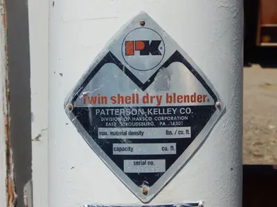 PATTERSON-KELLEY TWINSHELLDRYBLENDER Mixer Powder Tumbling | Perry Equipment (15)