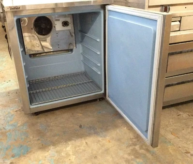 75-0025 Delfield 406 27” Single Solid Door Undercounter Cooler
