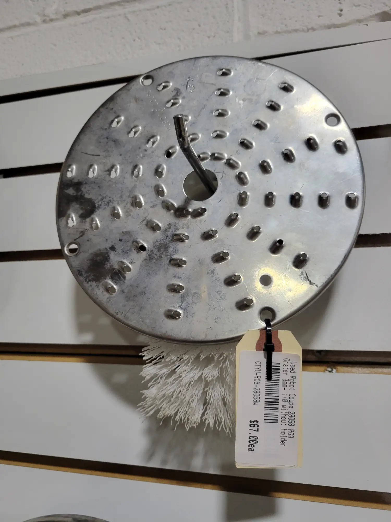 Used Robot Coupe 28058 RG3 Grater 3mm- 1/8 without holder