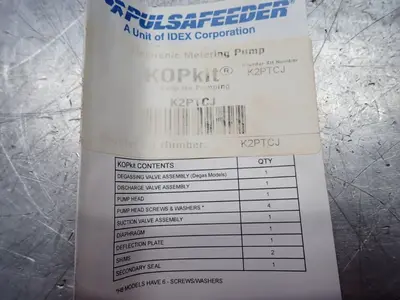 Used PULSAFEEDER K2PTCJ KOPKIT Pumps | HGR 24 #748091