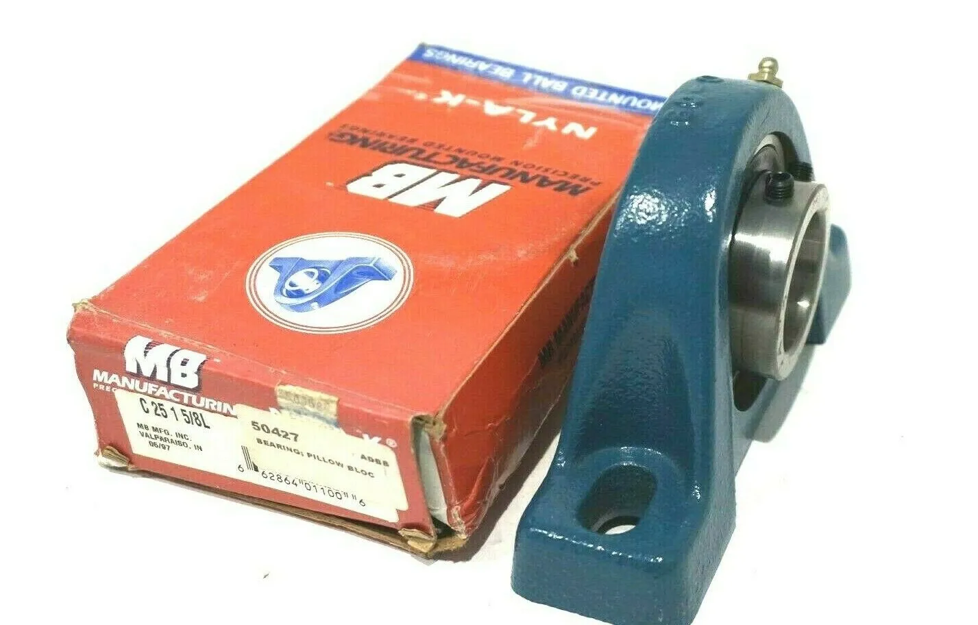 NEW MB MANUFACTURING C 25 1 5/8L PILLOW BLOCK BEARING C25158L