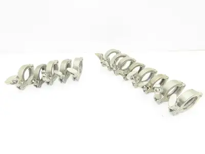 1.5" Sanitary Tri-Clamp Heavy Duty Stainless Wing Nut Lot of 13