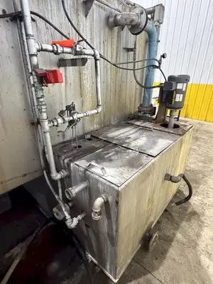 40" x 40" CINCINNATI 3-STAGE HEATED WASHER & PARTS DEGREASER: YOBRO #24765