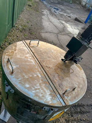 225L S/S Hemispherical Clamp on Stirrer Mixing Pan