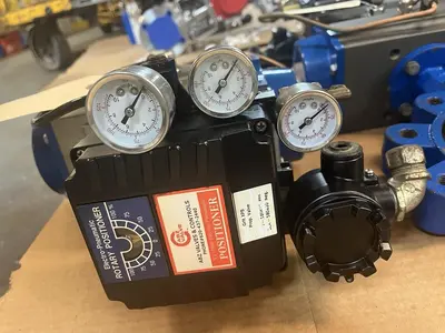 ABZ,SR-115,PNEUMATIC ACTUATOR BUTTERFLY VALVE 4" 200PSI E/P POSITIONER