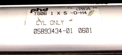NEW PHD TS06-1X5-D-H4 CYLINDER TS061X5DH4