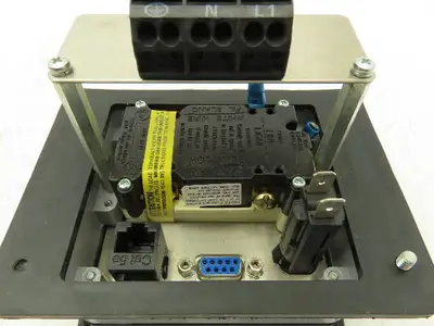 Mencom DP-2RJ45-R-P32 PLC Panel Interface Connector 120V Outlets RJ45 Ethernet