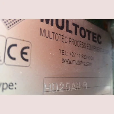 USED 2016 MULTOTEC HD25AR-B
