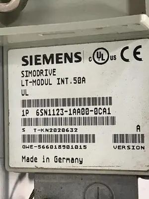 USED SIEMENS 6SN1123-1AA00-0CA1