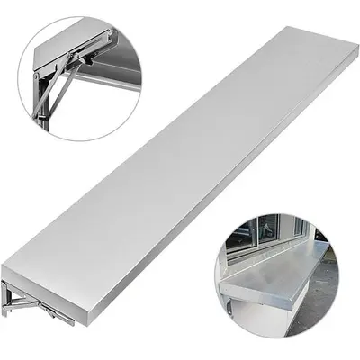 70.8" X 11.6" Wide flip up folding shelf