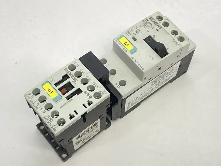 Used Siemens Contactor Starter Combination 1.1-1.6A 400VAC 24VDC Starters Michigan US | Maverick Industrial Sales #1401909