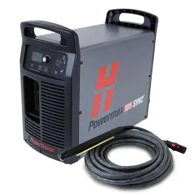 Hypertherm Powermax105 SYNC system, 200-600V 3-PH, CSA, CPC port, 180 degree machine torch, 15.2 m (50') lead (059638)