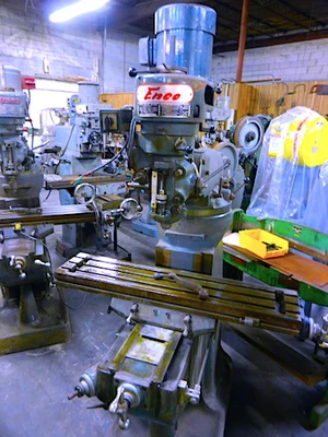 ENCO 9" x 42" VERTICAL TURRET MILL