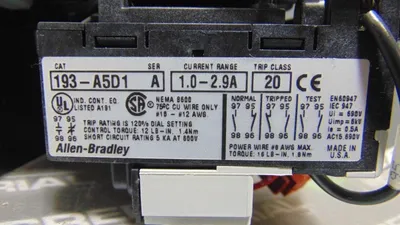 Allen Bradley 1397-MB014 Motor Blower Starter 1379-5.20 10HP Used