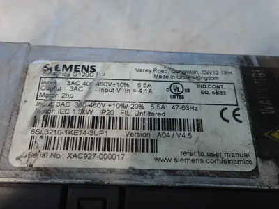 USED SIEMENS 6SL32101KE143UP1