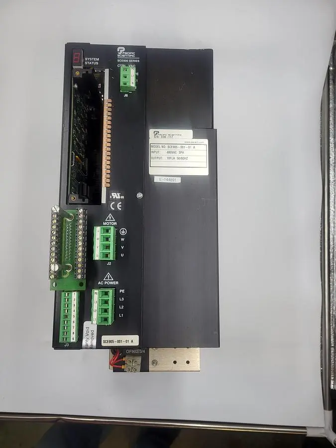 USED PACIFIC SCIENTIFIC PACIFIC SCIENTIFIC SCE905-001-01A (OR SCE905-001-01 A) DIGITAL BRUSHLESS SERVO DRIVE E-144891