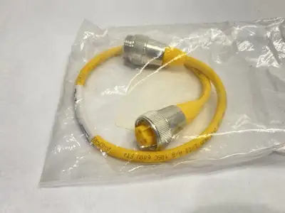 NEW TURCK ACTUATOR / SENSOR CABLE M/F 7/8" 4-PIN 0.5M U2281-8