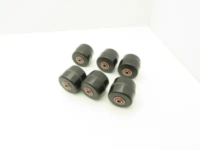 Magline 140141 Roller 3"W x 3.5"H 7/16" ID Used On Various Dollies Lot of 6