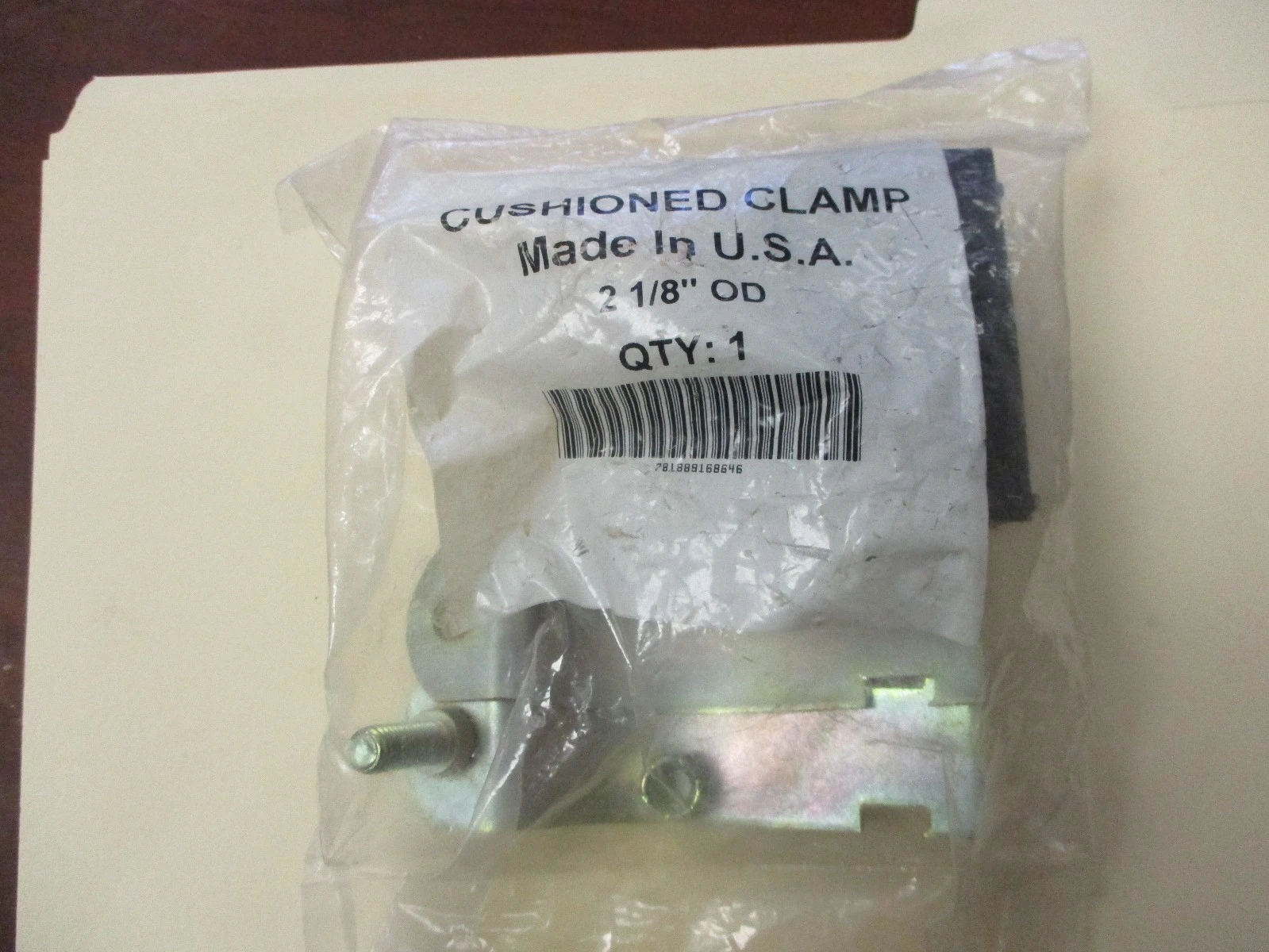 Unused 2 1/8" OD Cushioned Clamp
