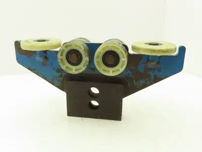 Gorbel Workstation Bridge Crane Hoist Push Trolley Welded Plate 14-3/8"L