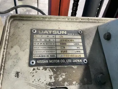 Used DATSUN CPF02A30V Liquid Propane Forklifts Ohio US | HGR 24 #1326015