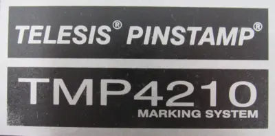 REFURBISHED TELESIS TMP4210 PINSTAMP MARKING SYSTEM
