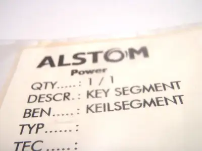USED ALSTOM POWER KEY SEGMENT